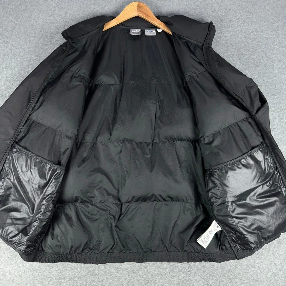 Puma BMW Motorsport Jacket Mens Large Black Padded Puffer‎ Formula 1 Essentials
